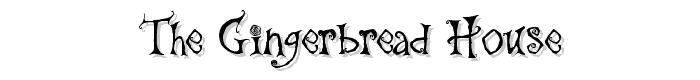 the Gingerbread House font